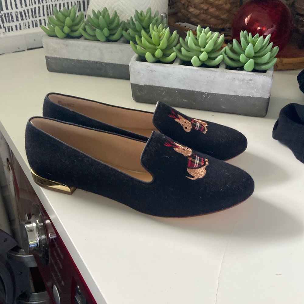 Talbots Holiday Slip On Flats